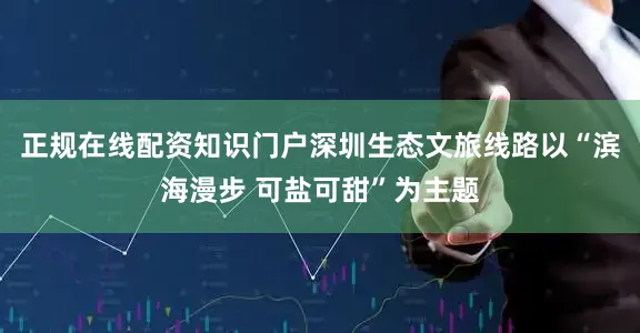 正规在线配资知识门户深圳生态文旅线路以“滨海漫步 可盐可甜”为主题